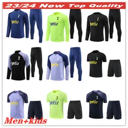 23 /24 Spurs Soccer Tracksuit Set 21/22 Treinamento Kane Treinamento de manga longa Tiles de tuas de futebol Chandal Futbol Adult e Kids Sobrevilitação