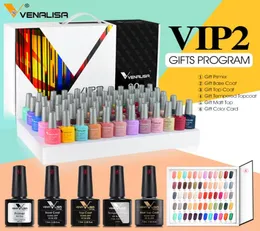 71508K VENALISA 65-teiliges Gel-Nagellack-Set VIP2 5 Series Base Primer Tempered Top Coat 60 Colors Color Kit1843305