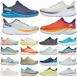 Desinger Shoes Clifton Hoka One Athletic Shoe Running Shoes Bondi 8 Carbon x 2 운동화 충격 도로 패션 남성 여성 최고 디자이너 여성 남성
