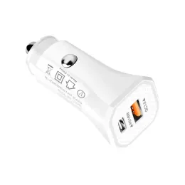 PD Car Charger Fast Charging with usb cable QC 3.0 Dual Port Quick Charge Usb Type C Car Chargers for Mobile Phone