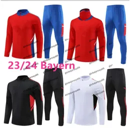 NEW_MUNICH MENS KIDS 축구 트랙 슈트 축구 유니세이 MAILLOT Chandal FUTBOL SUBETEMENT FOOT JERSEY 키트 22 23 DE LIGT SANE MEN