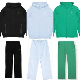 designer nocta jacka byxor set co märkes krok tracksuit casual mode löst passande hoodie kappa långärmad set sweatshirt pullover jacka kostym streetwear svut