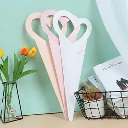 Pakietowe worki na prezenty Kraft Paper Flower Torby Rose Florist Box Packaging