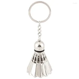 Chaveiros criativo metal badminton chaveiro tridimensional torneio lembrança pingente esportes bonito