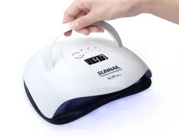 TAMAX SUN X Plus 80W UV Nail Dryer UV LED Nail Lamp 42W LEDS för Gel Polish Curing Lamp Manicure Nail Art Tool1720621