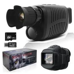 Monoculars Monocular Night Vision Device 1080P HD Infrared Camera 5X Digital Light Zoom Hunting Telescope Outdoor Search Full Darkness 300m 231101