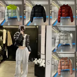 디자이너 여성 다운 재킷 짧은 복어 재킷 고급 브랜드 오버 코트 스타일리스트 다운 코트 다운 재킷 겨울 야외 따뜻한 코트 스트리트웨어 노스 사이즈 S-L