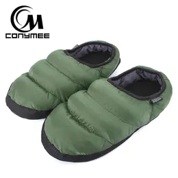 Tofflor vinter hem män sneakers downcotton casual inomhusskor pantufa mjuk plysch varm toffel erkek terlik pantoufle homme 231101