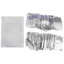 هلام الظفر 500 PCS/ Manicure Kit Remover Pads Polish Set Manicures Tin Foil Wraps
