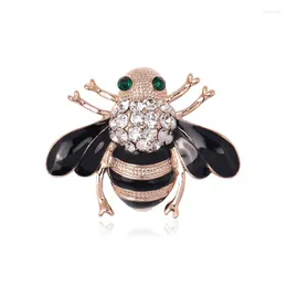 Broches Stromestone abelha para mulheres esmalte abelhas de broche pinos de moda Acessórios de insetos de inverno Presente de joias