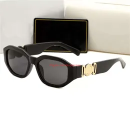 Designer de luxo polarizado óculos de sol versage homem mulher personalidade unisex óculos de sol praia retro pequeno quadro design de luxo uv400