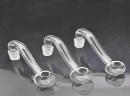 Selling Thick Glass Oil Burner Pipe 10mm 14mm 18mm Male Female Bubbler Oil Adapter for Bubbler Dab Rig Bong Smoking Pieces Che5221159