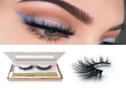 3D Mink Magnetic Eyelashes Suit With Magnetic Eyeliner Natural False Eyelashes Magnet Lashes Automatisk adsorption SET5437264