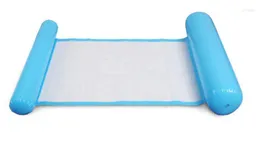 Uppblåsbar flottör Miljöskydd Dubbelriktat ryggstöd PVC-vatten Hammock Floating Drainage Bed Single Person Soffa