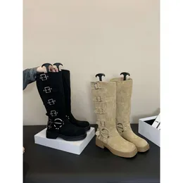 Balencig toppkvalitativ Balencaiiga Balenicass Balencaiiga och Heel grov Martin Miui Boots Shoe New Boots 35-39