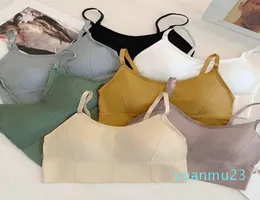 Beautiful Back Underwear Korean Version Camisole Tube Top Wrap Bra Without Steel Ring Sexy Inner Wear Outer Yoga Outf