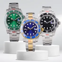 Reloj Luxury Watch Men Designer Watches 고품질 8215 상자 고급 슈퍼 클론 잠수함 시계 Montre Dhgates Wristwatches 선물