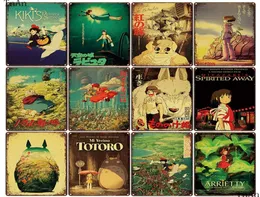 2021 Japan Classic Anime Movie Metal Poster Tinplate Plaque Vintage Tin Sign Art Iron Painting Indoor Kid Room Bar Cafe Wall Decor4926528