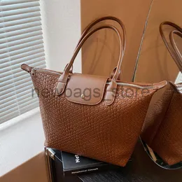 Women's Fashion Bags Large Capacity Com-muter Bag for Women 2023 New Fashion Casual Shoulder with Individualized Texture Ins Handheld Tote