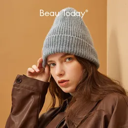 Beanie/Skull Caps Beautoday Winter Beanie womented Woolen Solid Color WindProof Memale Ware Autdoor Adatable All-Match Unisex Hats 96503 231102