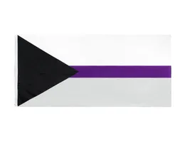 90x150cm أعلام LGBTQIA Ace Community Demi Asexuality Asexual Pride Demisexual Flag1965443