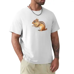 Polos masculinos Chipmunk camiseta gráfica camiseta roupas estéticas camisetas masculinas altas