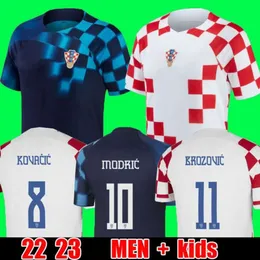 QQQ8 2022 Croacia Modric Suker Soccer Jerseys National Team Mandzukic Perisic Kalinic 22 23 Croazia Football Shirt Kovacic Rakitic Kramaric