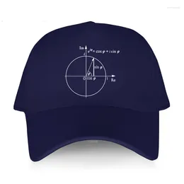 Bollmössor baseball cap snapback hip hop vår sommar solida hattar eulers identitet matematik unisex tonåringar bomull utomhus casual hatt