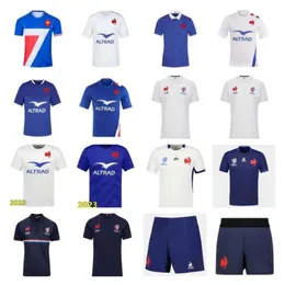 Qqq8 New Style 2021 2022 2023 2024 France Super Jerseys Shirt Thailand Quality 20/21/22/23/24 Rugby Maillot De Foot French Boln Shirts