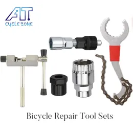 Strumenti Bicicletta Multitool Set di strumenti di riparazione Kit Interruttore catena Estrattore di manovella Estrattore per pedali da ciclismo all'aperto Estrattore Strumenti per biciclette Mtb 231101