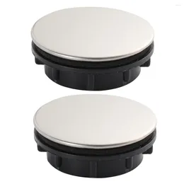 Kökskranar 2st rostfritt stål diskbänk kran täcker kran dispenser dekorativ (installation för 25-30 mm)