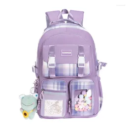 Torby szkolne urocze dziewczęta dzieci podstawowe plecak torba dla dzieciaku księżniczka wodoodporna szkolna mochila infantil