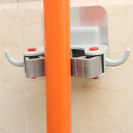 Ganci Porta scopino a parete Organizzatore Porta spazzole Appendiabiti Portaoggetti Clip da cucina Gancio senza cuciture Accessori per il bagno