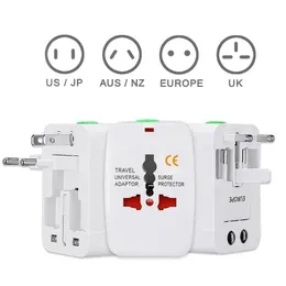전원 플러그 어댑터 여행 벽 충전기 서지 보호자 국제 미국 UK EU AC AC 드롭 배달 전자 배터리 DHCTF