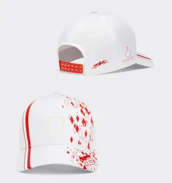 2023 nuovo berretto da corsa F1 Berretto da baseball della squadra con logo completamente ricamato della squadra di Formula Uno