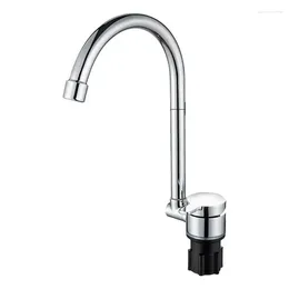 Kitchen Faucets RV Chrome Polished Rust-Proof Water Faucet With Brass Construction Boating Equipment For Bar Yacht Boathouses