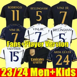 23 24 Soccer Jerseys Vini Jr Tchouameni Football Shirt Camavinga Alaba Modric Rodrygo 11 Camisetas Men Kids kit theorms player _jersey