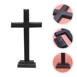 Plates Cross Jesus Pendant Prayer Supplies Wall Hanging Christian Ornamentation Wood Wooden Craft Shaped Decoration Adornments