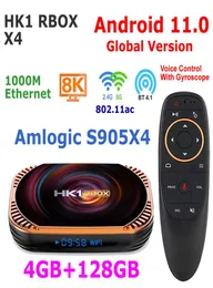 Android TV Box Android11 ​​Amlogic S905x4 Quad Core 4G 128G HK1 RBOX X4 Smart TVbox 5G Dual WiFi 1000M LAN 8K Video Media Player7394935