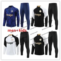 New_2023 2024 Enzo CFC Ziyechtraining Suit Soccer Tracksuits 23 24 Jorginho Half Zip Tracksuit Football Set Survetement
