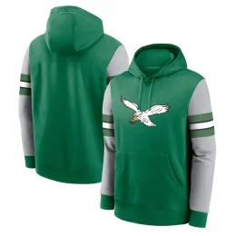 Felpa con cappuccio Philadelphia''eagles''men Sideline Alternate Club Pullover - Verde