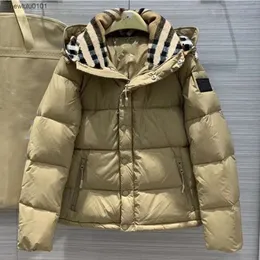 Klassisk avtagbar down jacka kvinnors kappdesigner parkas 22fw mode vinter herr damer lyxbrev pläd varma topp två färger s-l03