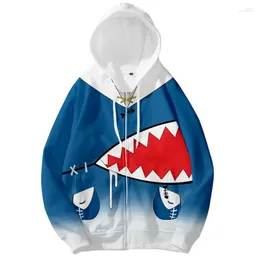 Mäns hoodies 897504629 Men's Hololive Vtuber Gawr Gura Cosplay Men Women Sweatshirt Långärmad tröjor Hip Hop 3D -tryck Harajuku