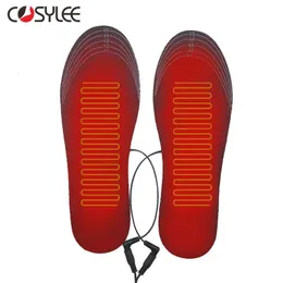 Shoe Parts Accessories Insoles Heated USB Electric Foot Warming Pad Feet Warmer Pad Mat Winter Outdoor Sports Heating Insoles Winter Warm 231102