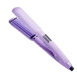 Curling Irons Negative Ion Perm Fluffy Hair Curler Ceramic Flat Iron Strainter With LCD Display Salon Styling Tools 231101