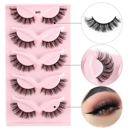 Falska ögonfransar YSDO 35 Par 3D Mink Lashes Natural Half Makeup Full Strip Dramatic Thick Faux Cilios 231101