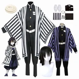 Anime cosplay demon slayers Kimetsu no yaiba iguro obanai kostium Halloween impreza biały węża rekwizyty cosplay