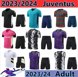 Juventuses tracksuit men kids 22 23 football shirt DI MARIA POGBA FOOTBALLE Men's Juventuses sportswear survival T-shirt CHOOSE SULIT football shirt 99