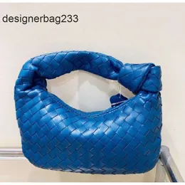 Цвета Oxhorn Cloud Woven Bottegaas Дизайнерские вечерние сумки Venata с завязками Мини-сумка для пельменей Jodie Женская портативная сумка для подмышек 26 см Маленькие Jodies EFME