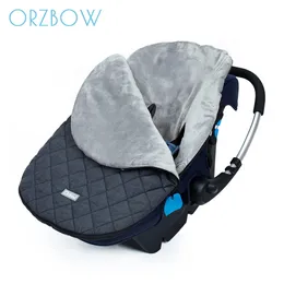 Śpiwory Orzbowowe zimowe koszyk dla niemowląt Co pokrycie fotelika ciepłe śpiwór niemowlęcia wózek nożny Born koperta Wodoodporna 231101
